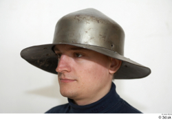  Photos Medieval Knight Kettle Hat plate Helmet 1 